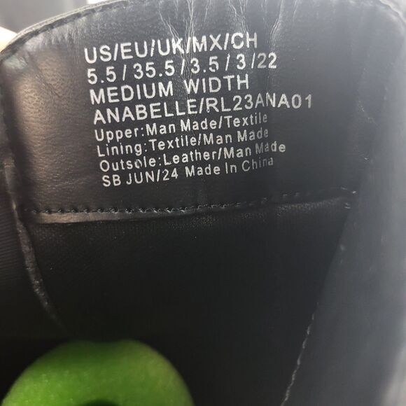 Reaction Kenneth Cole Anabelle Knee High Boots Black Size 5.5M - Picture 2 of 13